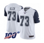 Youth Dallas Cowboys #73 Larry Allen Limited White Rush Vapor Untouchable 100th Season Football Jersey