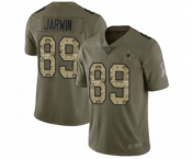 Youth Dallas Cowboys #89 Blake Jarwin Limited Olive Camo 2017 Salute to Service Football Jersey