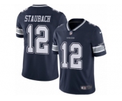 Youth Nike Dallas Cowboys #12 Roger Staubach Vapor Untouchable Limited Navy Blue Team Color NFL Jersey