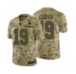 Youth Nike Dallas Cowboys #19 Amari Cooper Limited Camo 2018 Salute to Service NFL Jersey