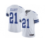 Youth Nike Dallas Cowboys #21 Ezekiel Elliott Vapor Untouchable Limited White NFL Jersey