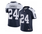 Youth Nike Dallas Cowboys #24 Nolan Carroll Vapor Untouchable Limited Navy Blue Throwback Alternate NFL Jersey