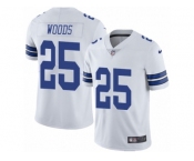 Youth Nike Dallas Cowboys #25 Xavier Woods Vapor Untouchable Limited White NFL Jersey