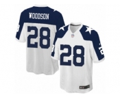 Youth Nike Dallas Cowboys #28 Darren Woodson Game White Throwback Alternate NFL Jersey