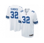 Youth Nike Dallas Cowboys #32 Orlando Scandrick Game White NFL Jersey