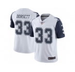 Youth Nike Dallas Cowboys #33 Tony Dorsett Limited White Rush NFL Jersey