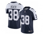 Youth Nike Dallas Cowboys #38 Jeff Heath Vapor Untouchable Limited Navy Blue Throwback Alternate NFL Jersey