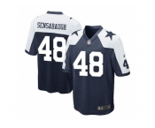Youth Nike Dallas Cowboys #48 Daryl Johnston Navy Blue Thanksgiving Throwback Stitched NFL Elite Jersey