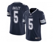 Youth Nike Dallas Cowboys #5 Dan Bailey Vapor Untouchable Limited Navy Blue Team Color NFL Jersey