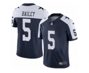 Youth Nike Dallas Cowboys #5 Dan Bailey Vapor Untouchable Limited Navy Blue Throwback Alternate NFL Jersey