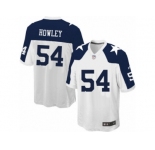 Youth Nike Dallas Cowboys #54 Chuck Howley Game White Throwback Alternate NFL Jersey