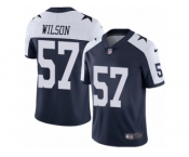 Youth Nike Dallas Cowboys #57 Damien Wilson Navy Blue Throwback Alternate Vapor Untouchable Limited Player NFL Jersey