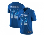 Youth Nike Dallas Cowboys #72 Travis Frederick Royal Stitched NFL Limited NFC 2018 Pro Bowl Jersey