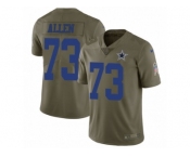 Youth Nike Dallas Cowboys #73 Joe Looney Limited Olive 2017 Salute to Service NFL Jersey