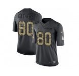 Youth Nike Dallas Cowboys #80 Rico Gathers Limited Black 2016 Salute to Service NFL Jersey