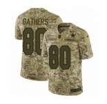 Youth Nike Dallas Cowboys #80 Rico Gathers Limited Camo 2018 Salute to Service NFL Jersey