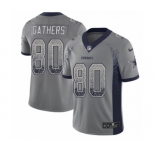 Youth Nike Dallas Cowboys #80 Rico Gathers Limited Gray Rush Drift Fashion NFL Jersey