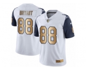 Youth Nike Dallas Cowboys #88 Dez Bryant Limited White Gold Rush NFL Jersey