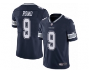 Youth Nike Dallas Cowboys #9 Tony Romo Vapor Untouchable Limited Navy Blue Team Color NFL Jersey