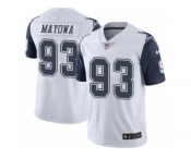 Youth Nike Dallas Cowboys #93 Benson Mayowa Limited White Rush NFL Jersey