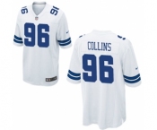 Youth Nike Dallas Cowboys #96 Maliek Collins White NFL Jersey