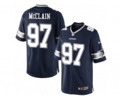 Youth Nike Dallas Cowboys #97 Terrell McClain Limited Navy Blue Team Color NFL Jersey
