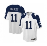 nike youth nfl jerseys dallas cowboys #11 beasley white[Elite thankgivings][beasley]
