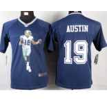 nike youth nfl jerseys dallas cowboys #19 austin blue[portrait fashion]