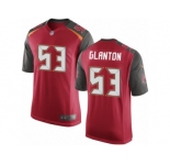 Men Nike Tampa Bay Buccaneers #53 Adarius Glanton Game Red Team Color NFL Jersey