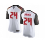 Men's Nike Tampa Bay Buccaneers #24 Brent Grimes Game White NFL Jersey