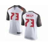 Men's Nike Tampa Bay Buccaneers #73 J. R. Sweezy Game White NFL Jersey