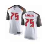 Men's Nike Tampa Bay Buccaneers #75 Davonte Lambert Game White NFL Jersey