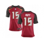 Men's Nike Tampa Bay Buccaneers #15 Josh Huff Elite Red Team Color NFL Jersey