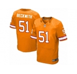 Men's Nike Tampa Bay Buccaneers #51 Kendell Beckwith Elite Orange Glaze Alternate NFL Jersey