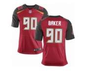 Men's Nike Tampa Bay Buccaneers #90 Chris Baker Elite Red Team Color NFL Jersey