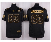Nike Tampa Bay Buccaneers #83 Vincent Jackson Black Pro Line Gold Collection Jersey[Elite]