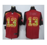 2015 new nike tampa bay buccaneers #13 evans red strobe jerseys[limited]