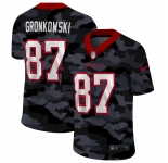 Men New Nike Tampa Bay Buccaneers #87 Gronkowski 2020 Nike Camo Salute to Service Limited Jersey