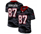 Men New Nike Tampa Bay Buccaneers #87 Gronkowski 2020 Nike Camo Salute to Service Limited Jersey