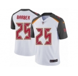 Men Nike Tampa Bay Buccaneers #25 Peyton Barber White Vapor Untouchable Limited Player NFL Jersey