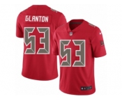 Men Nike Tampa Bay Buccaneers #53 Adarius Glanton Limited Red Rush Vapor Untouchable NFL Jersey