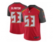 Men Nike Tampa Bay Buccaneers #53 Adarius Glanton Red Team Color Vapor Untouchable Limited Player NFL Jersey