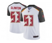 Men Nike Tampa Bay Buccaneers #53 Adarius Glanton White Vapor Untouchable Limited Player NFL Jersey