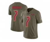 Men Nike Tampa Bay Buccaneers #7 Patrick Murray Limited Olive 2017 Salute to Service NFL Jersey