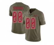 Men Nike Tampa Bay Buccaneers #88 Luke Stocker Limited Olive 2017 Salute to Service NFL Jersey