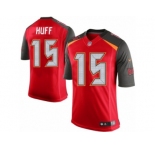 Men's Nike Tampa Bay Buccaneers #15 Josh Huff Limited Red Team Color NFL Jersey