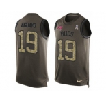 Men's Nike Tampa Bay Buccaneers #19 Roberto Aguayo Limited Green Salute to Service Tank Top NFL Jersey
