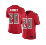 Men's Nike Tampa Bay Buccaneers #20 Ronde Barber Limited Red Rush NFL Jersey