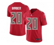 Men's Nike Tampa Bay Buccaneers #20 Ronde Barber Limited Red Rush NFL Jersey