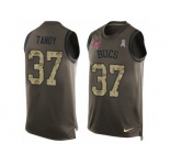 Men's Nike Tampa Bay Buccaneers #37 Keith Tandy Limited Green Salute to Service Tank Top NFL Jersey